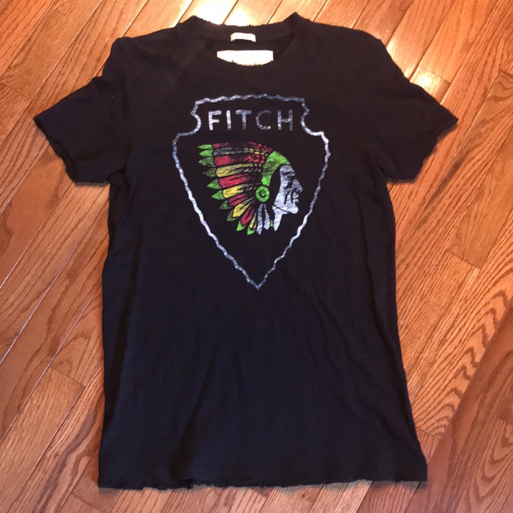 Abercrombie and Fitch black muscle tee